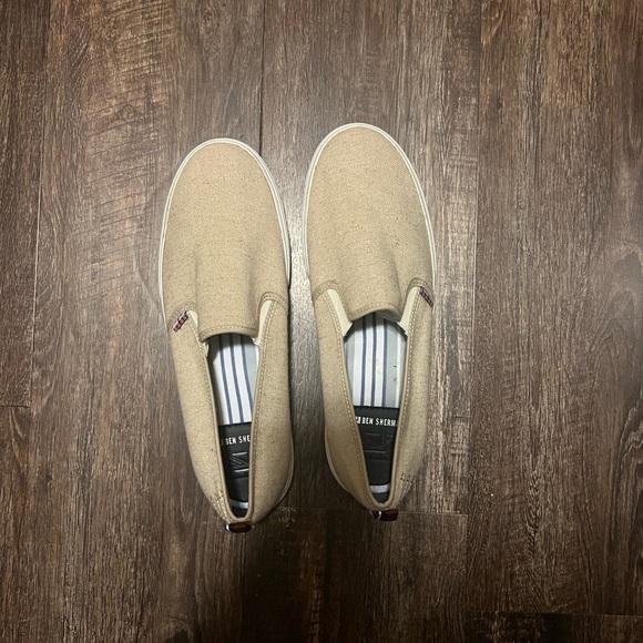 Ben Sherman Beige Slip-On Loafers main image 5